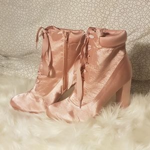 Pink boots